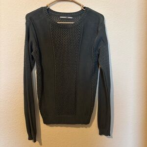 Rubbish Women’s Dark Green Sweater, Size Small